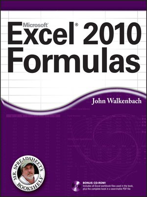 cover image of Excel 2010 Formulas